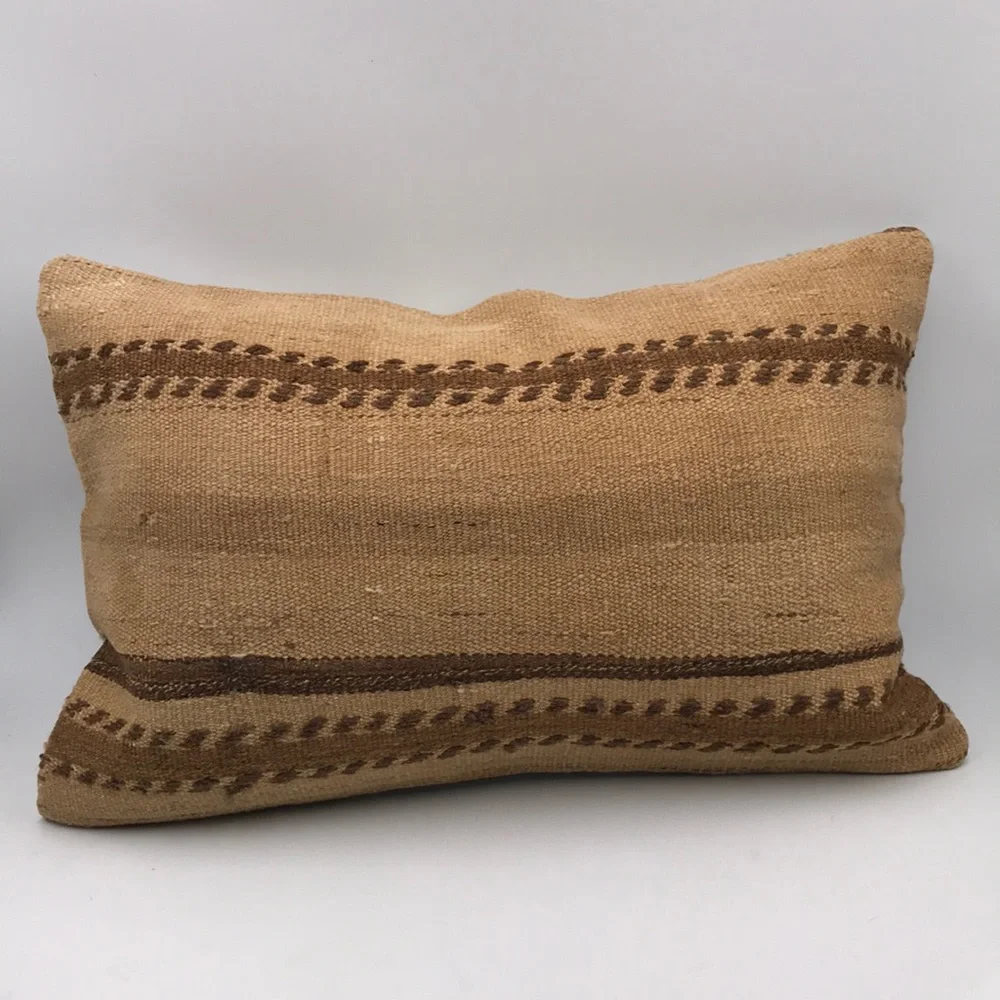 NWOT One Of A Kind Turkish Kilim Rug Pillow Cushion Cover